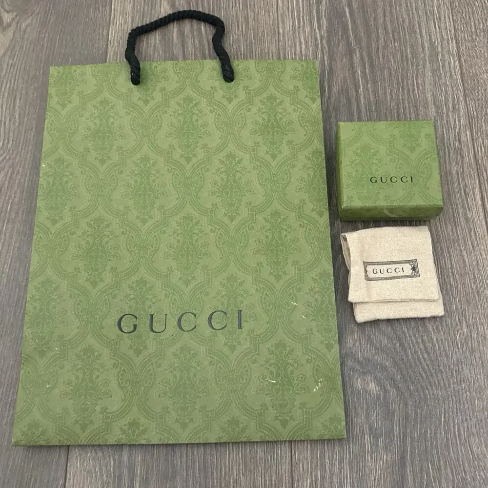 Gucci Empty Box Full Ring Set, Gift Bag , Dust Bag